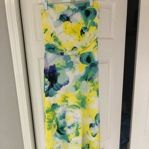 The Limited strapless maxi dress